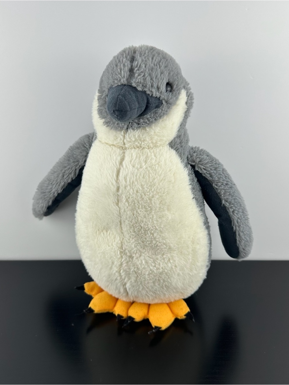 Wild Republic K&M Gray White Penguin 12” Plush Stuffed Animal Bird